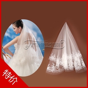 Free shipping Wedding dress formal dress accessories veil the bride accessories bridal veil ts621