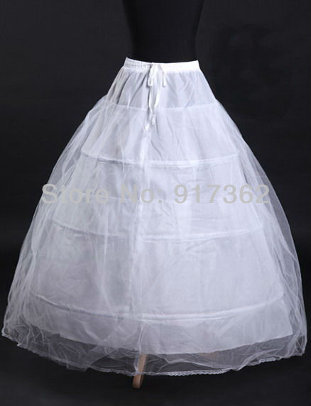 Free shipping! Wedding dress lace bustle 3 steel ring 2 gauze dress crinoline white fashion pannier, wholesale !