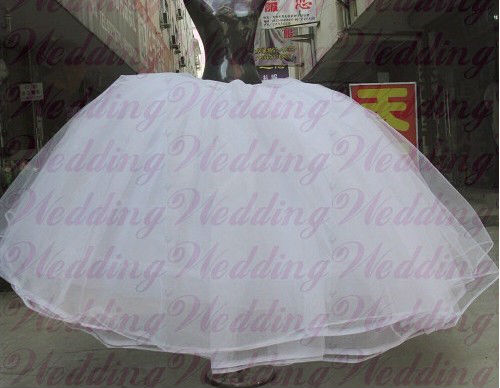 Free shipping! Wedding dress XL super size bustle outsize dress crinoline high quality white fashion extra large pannier