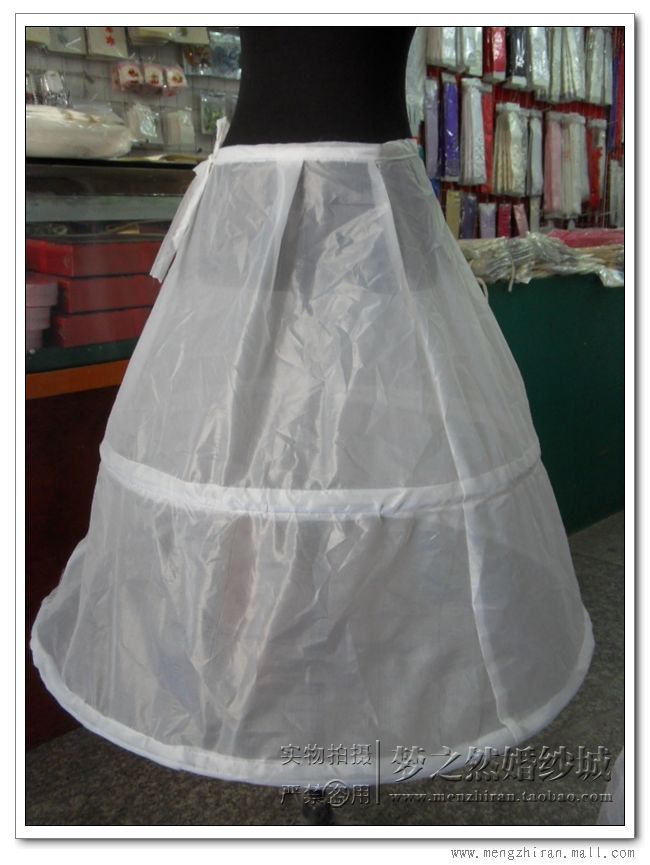 Free Shipping! Wedding panniers skirt slip formal wedding dress accessories