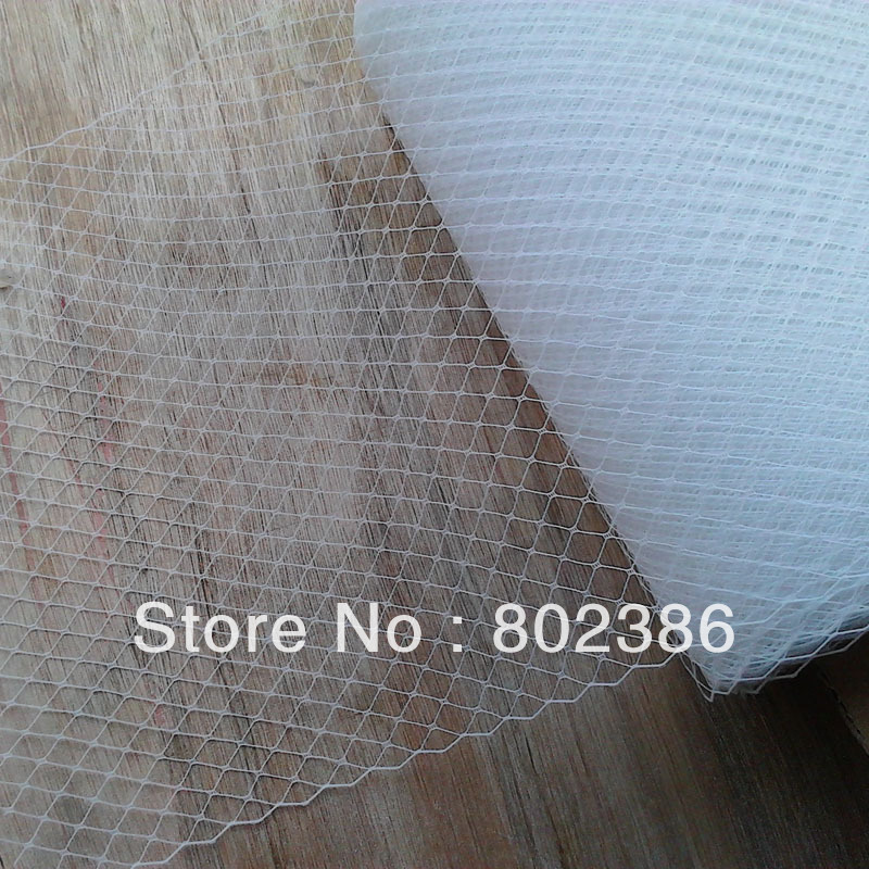 Free Shipping White 10 yards per lot Birdcage veil 11" Width Russian Veiling Netting