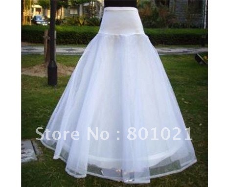 Free Shipping White other wedding apparel accessories crinoline petticoat  hooks for evening dresses Bridal gowns
