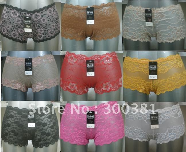 Free shipping wholesae 120pcs/lot nice mixed lingerie L/XL