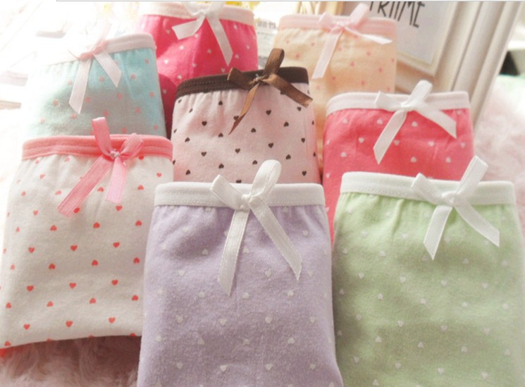 Free Shipping Wholesale 10PCS/Lot New Cotton Women's Underwear / Women's Brief / panties sexy/Shorts Underwear/