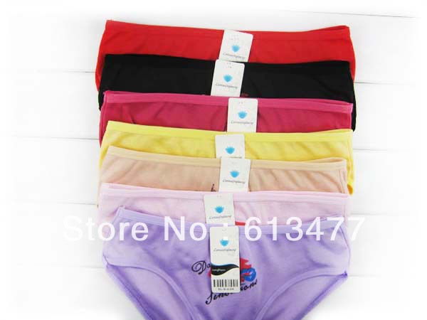 Free Shipping Wholesale 10PCS/lot Sexy Cotton Women Panties Lace Briefs Fashion Rainbow 5 Days Week Underwear Multicolor 86339-2