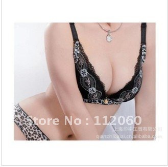 Free Shipping wholesale 10pieces sexy Leopard  bamboo fiber aerobic bra 2 colors for your choice