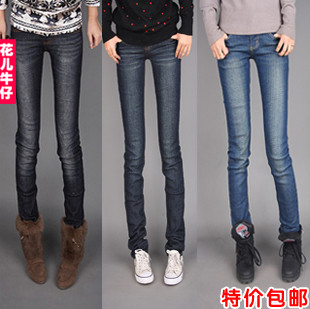 free shipping Wholesale 2012 NEW ARRIVAL fashion women slim jeans/skinny pant/long Pencil jeans