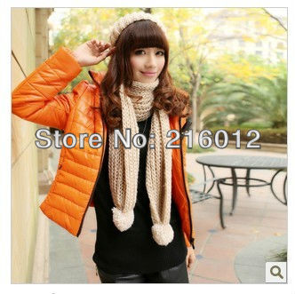 Free Shipping Wholesale 2012 New Autumn and Winter Women's Coat Slim Zipper Cotton Overcoat  With Rabbit Paattern  Outerwear