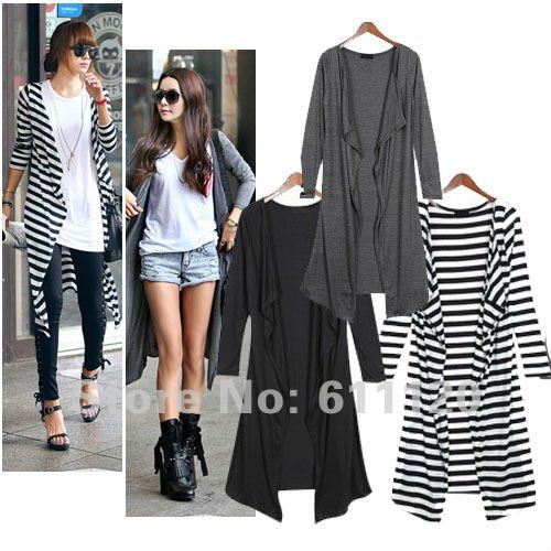 Free Shipping wholesale 2013 women trench fashion easy with a long-sleeved knit cotton longc ladies trench coat of 3color A32