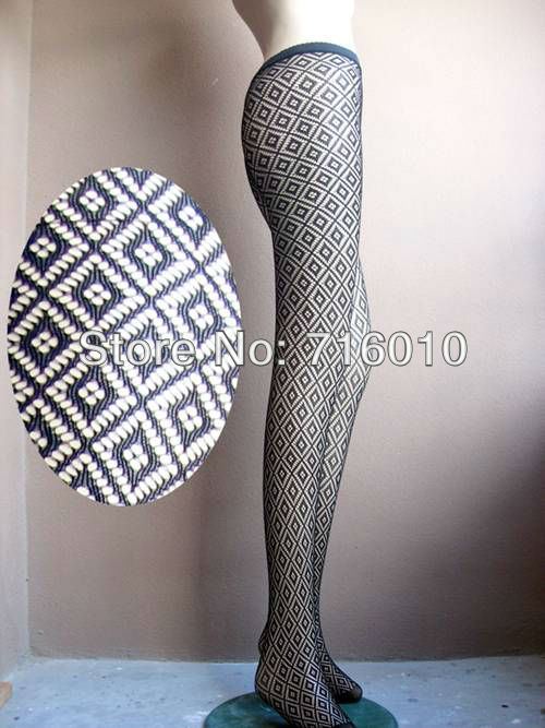 free shipping wholesale 30pc/lot diamond fishnet pantyhose Non open-crotch pantynose Tights leggings women sexy pantihose 5363