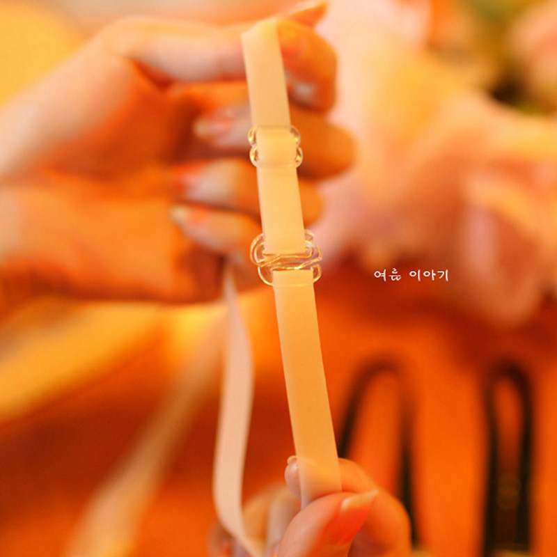 free shipping wholesale 3pcs/lot Instant vianna adjustable underwear invisible shoulder strap silica gel shoulder strap 1cm