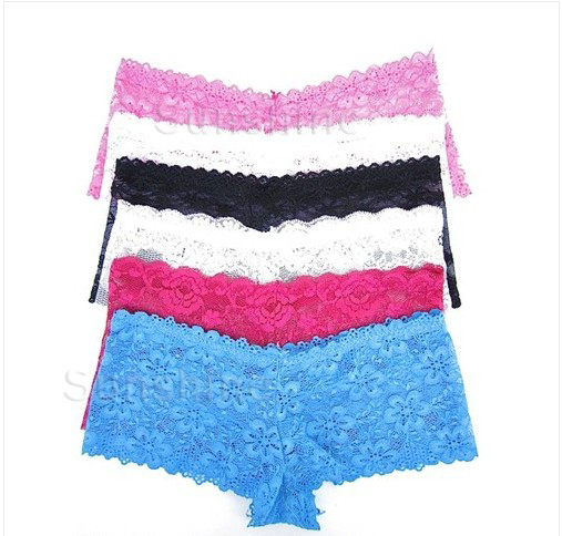 Free Shipping Wholesale 5pcs Sexy Women's Briefs Underwear Random Color NK-015