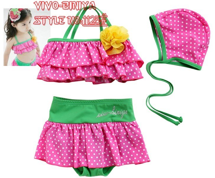 Free Shipping,wholesale,5sets/lot,two pieces quality,Baby Swimwear,Kid Swimsuit,Girl Bikini,Children Clothing/Costume Y-0002
