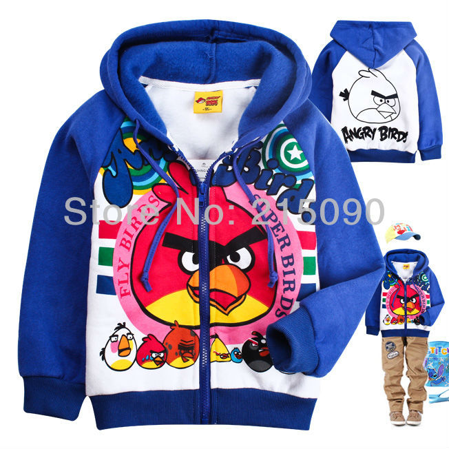 Free shipping,Wholesale 6pcs/lot baby boy girl Fashion Cartoon hoodies kids cotton thick zipper coat/ jackets/ outwears