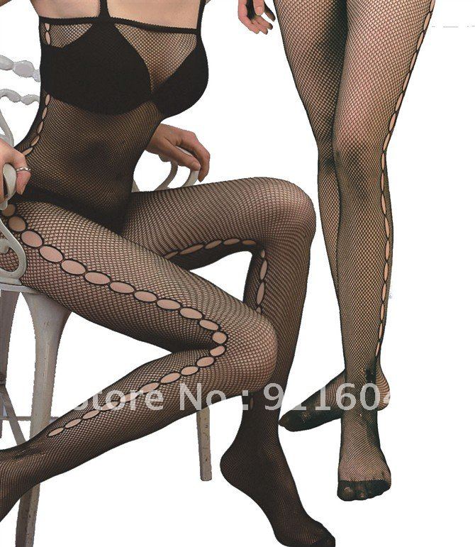 Free shipping wholesale bardian fishnet body suit hosiery for sexy fashion gilrs/with hols on the outboard
