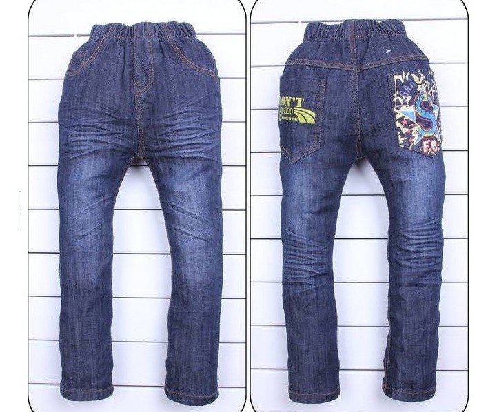 Free shipping!wholesale Boys' and girls' jean pans,super quality!!!(size:110,120,130,140,150,5pcs/lot )