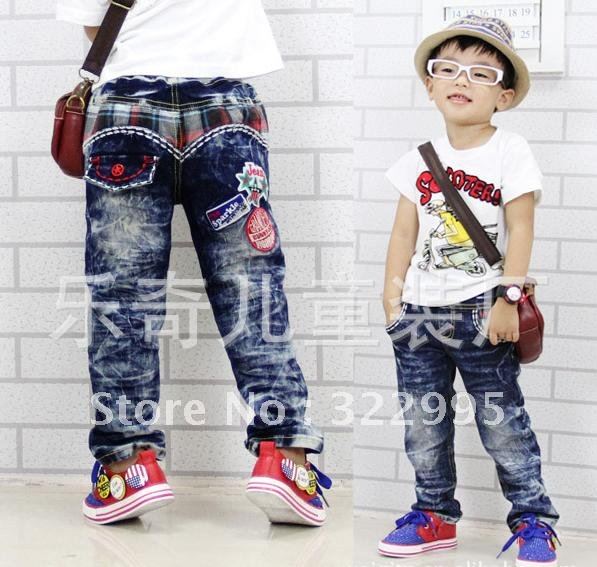 Free shipping Wholesale children denim boy pants 5003 Children jeans