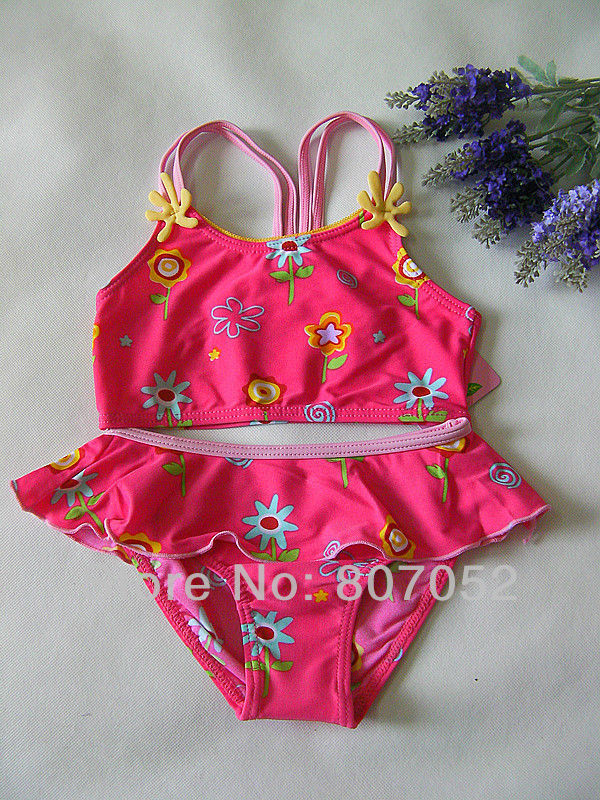 Free Shipping wholesale children/girl/kid' swimsuit/swimwear Girl's swimwear/beach wear/bikini/swimming elephant 10pcs/lot GS183