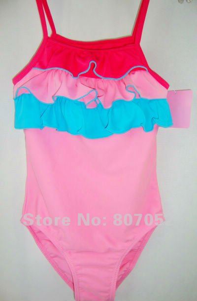 Free Shipping wholesale children/girl/kids' swimsuit/swimwear/beach wear/bikini/swimming wear 10pcs/lot GS143