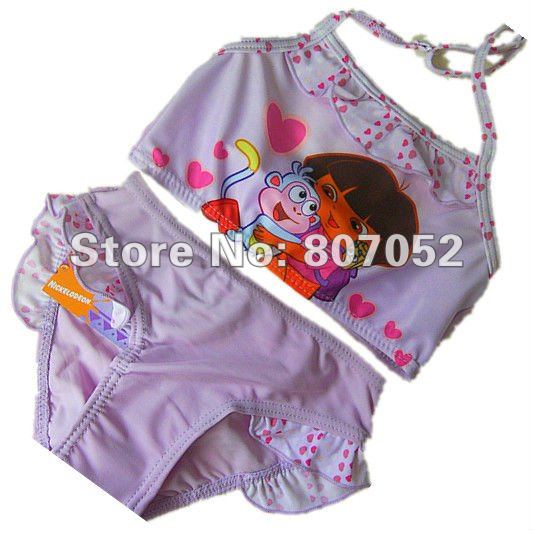 Free Shipping,wholesale,children/girl/kids' swimsuit/swimwear Girl's swimwear/beach wear/bikini/swimming wear 8sets/lot GS129