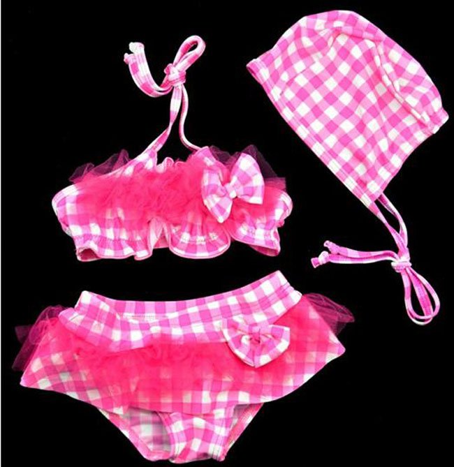 Free Shipping ! Wholesale Children's clothing swimwear kids 2013 girl's swimsuit Girl's bikini Children's swimwear #P8705