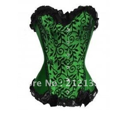 Free Shipping Wholesale Corset Sexy corset Overbust Corset Sexy Busiter Sexy Lingerie S-2XL (W1003-3)
