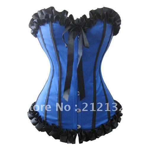 Free Shipping Wholesale Corset Sexy corset Overbust Corset Sexy Busiter Sexy Lingerie S-2XL (W1005-1)