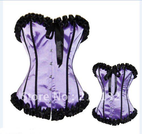 Free Shipping Wholesale Corset Sexy corset Overbust Corset Sexy Busiter Sexy Lingerie S-2XL (W1005-6)