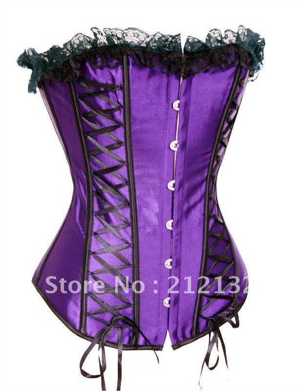 Free Shipping Wholesale Corset Sexy corset Overbust Corset Sexy Busiter Sexy Lingerie S-2XL (W1008-2)