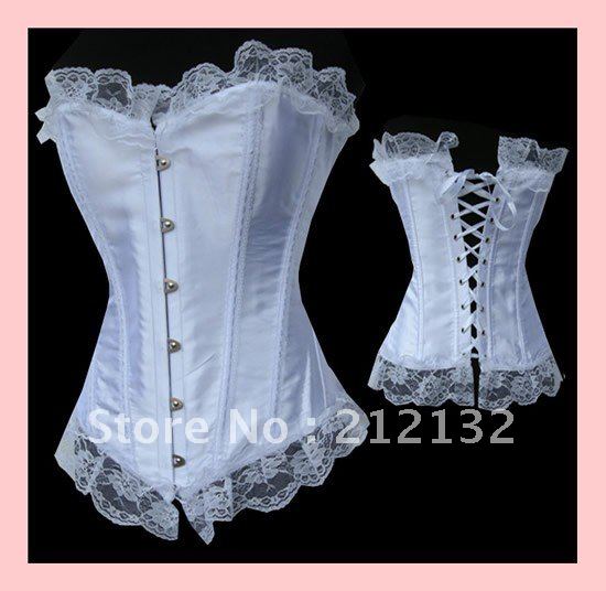 Free Shipping Wholesale Corset Sexy corset Overbust Corset Sexy Busiter Sexy Lingerie S-2XL (W1009-1)