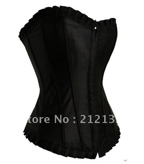 Free Shipping Wholesale Corset Sexy corset Overbust Corset Sexy Busiter Sexy Lingerie S-2XL (W1014-1)