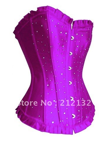 Free Shipping Wholesale Corset Sexy corset Overbust Corset Sexy Busiter Sexy Lingerie S-2XL (W1015-3)