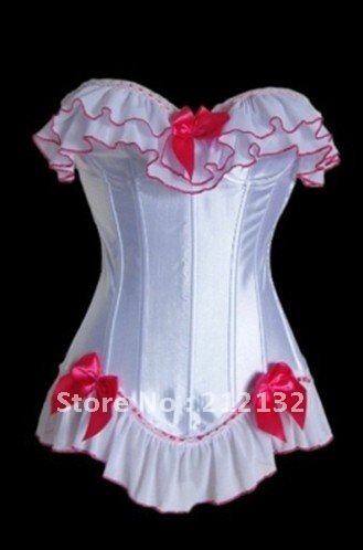 Free Shipping Wholesale Corset Sexy corset Overbust Corset Sexy Busiter Sexy Lingerie S-2XL (W1042)