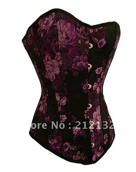 Free Shipping Wholesale Corset Sexy corset Overbust Corset Sexy Busiter Sexy Lingerie S-2XL (W2003)