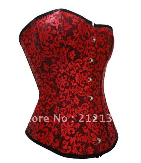 Free Shipping Wholesale Corset Sexy corset Overbust Corset Sexy Busiter Sexy Lingerie S-2XL (W2006)