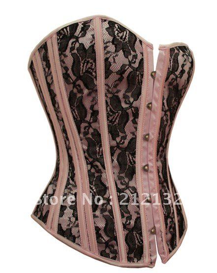 Free Shipping Wholesale Corset Sexy corset Overbust Corset Sexy Busiter Sexy Lingerie S-2XL (W2007)