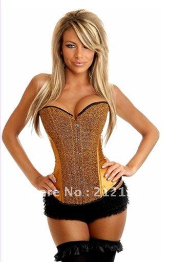 Free Shipping Wholesale Corset Sexy corset Overbust Corset Sexy Busiter Sexy Lingerie S-2XL (W2017)