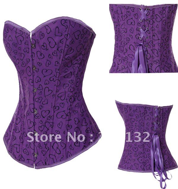 Free Shipping Wholesale Corset Sexy corset Overbust Corset Sexy Busiter Sexy Lingerie S-2XL (W2024)