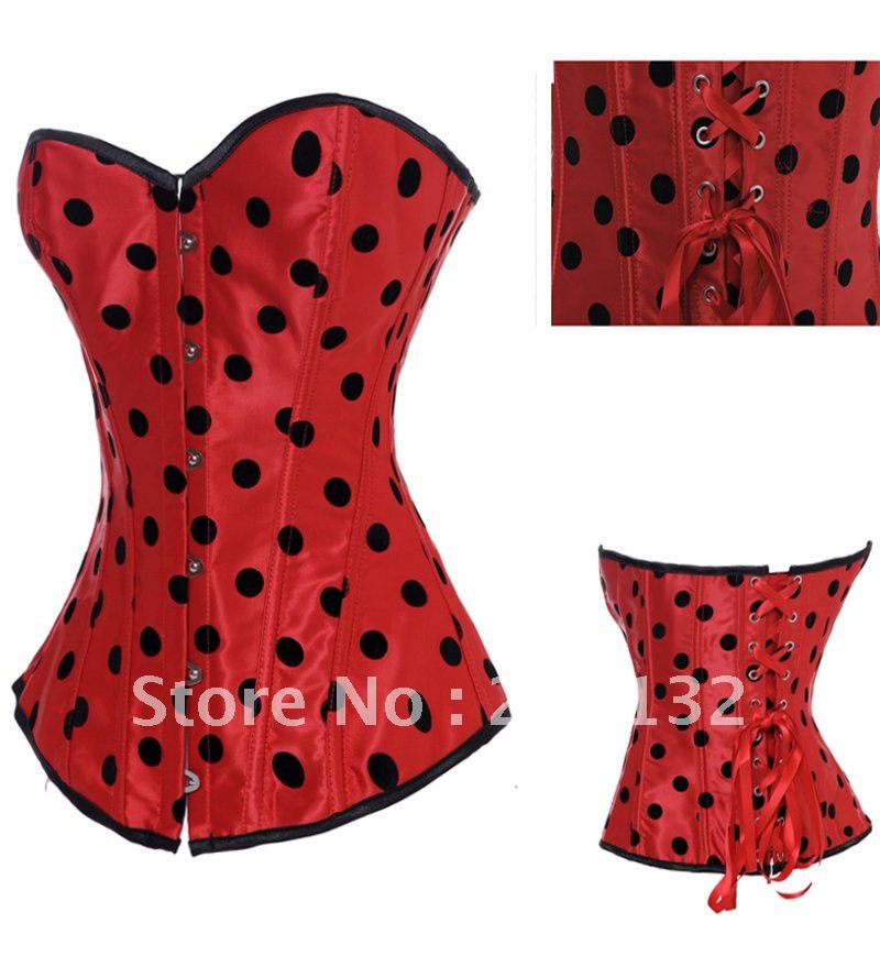 Free Shipping Wholesale Corset Sexy corset Overbust Corset Sexy Busiter Sexy Lingerie S-2XL (W2025)
