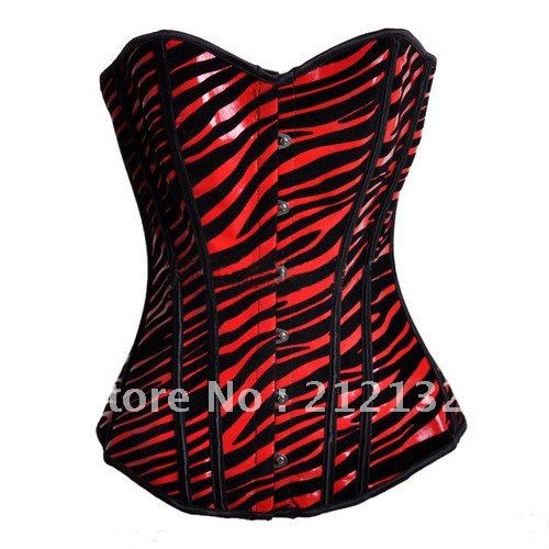 Free Shipping Wholesale Corset Sexy corset Overbust Corset Sexy Busiter Sexy Lingerie S-2XL (W2042-2)