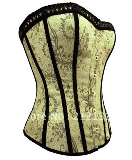 Free Shipping Wholesale Corset Sexy corset Overbust Corset Sexy Busiter Sexy Lingerie S-2XL (W2045)