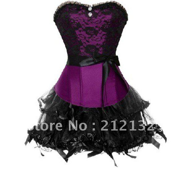 Free Shipping Wholesale Corset Sexy corset Overbust Corset Sexy Busiter Sexy Lingerie S-2XL (W3316-1-1)