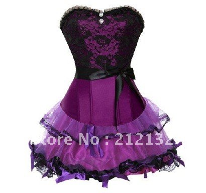 Free Shipping Wholesale Corset Sexy corset Overbust Corset Sexy Busiter Sexy Lingerie S-2XL (W3316-1-2)