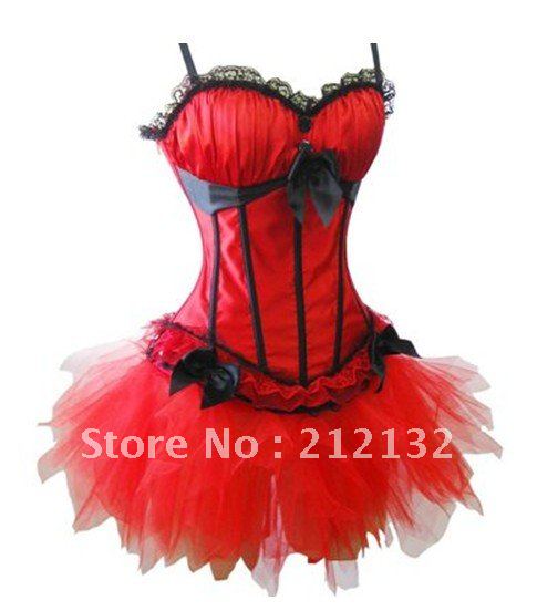 Free Shipping Wholesale Corset Sexy corset Overbust Corset Sexy Busiter Sexy Lingerie S-2XL (W3317-2-4)