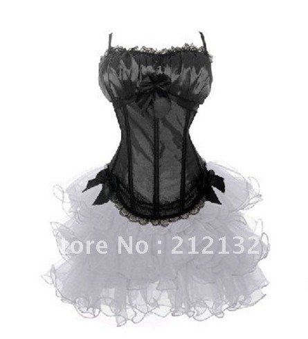 Free Shipping Wholesale Corset Sexy corset Overbust Corset Sexy Busiter Sexy Lingerie S-2XL (W3317-3-3)