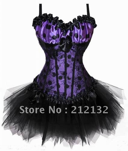 Free Shipping Wholesale Corset Sexy corset Overbust Corset Sexy Busiter Sexy Lingerie S-2XL (W3318-2)