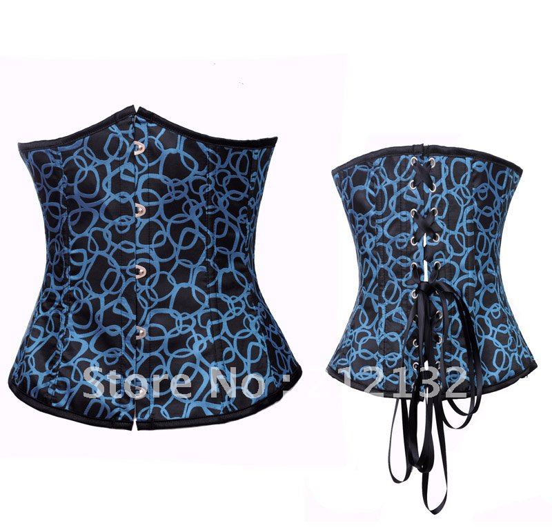 Free Shipping Wholesale Corset Sexy corset Underbust Corset Sexy Busiter Sexy Lingerie S-2XL (W3806)