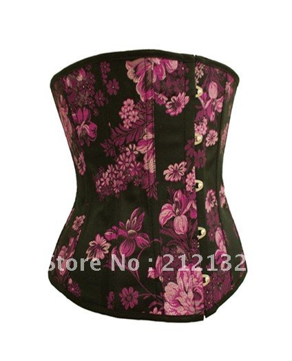 Free Shipping Wholesale Corset Sexy corset Underbust Corset Sexy Busiter Sexy Lingerie S-2XL (W3816)