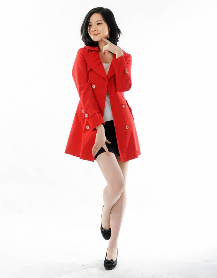 Free shipping wholesale design new fashion women trench coat outerwear slim long overcoat coats outdoor lady windbreaker