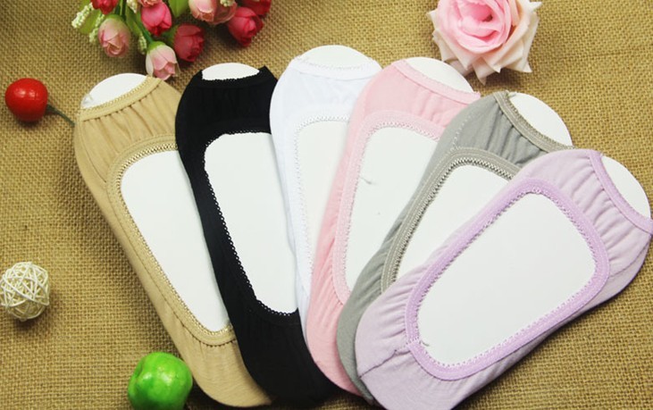 Free shipping Wholesale Fashion Women Sexy Invisible LaceToe Socks Slippers Boat Socks 12pairs/lot Send Randomly